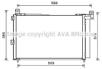 AVA QUALITY COOLING fda5486d -  Конденсатор, кондиционер